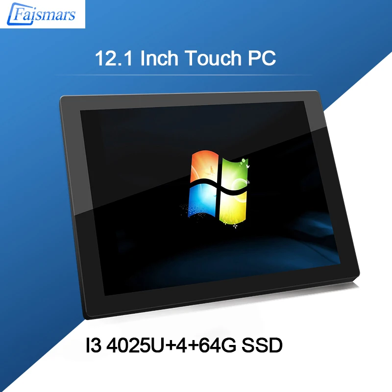 Faismars OEM ODM моноблок ПК intel I3 4025U двухъядерный 12 1 дюймовый резистивный/емкостный