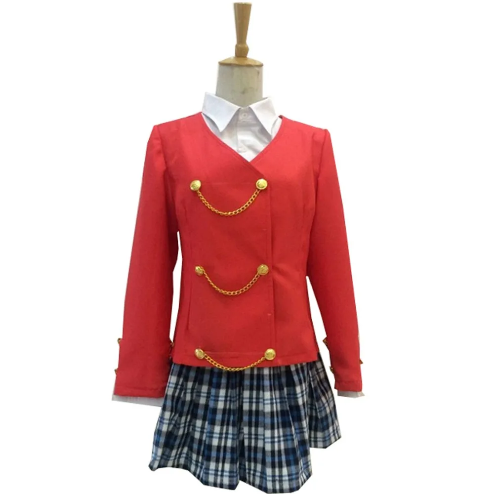 

2018 Heathers The Musical Rock Musical Chandle Red Stage School Dress Concert Cosplay Costume Adult Women Fancy Outfit Clothing