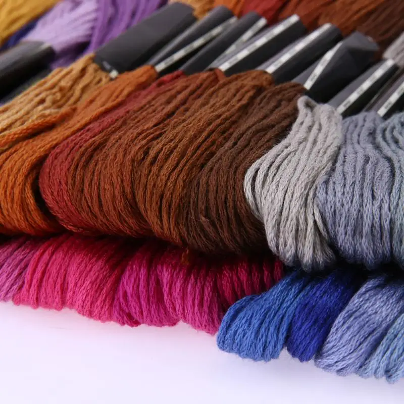 100 Color Cross Stitch Threads The Unique Style DMC Cross Stitch Cotton Embroide