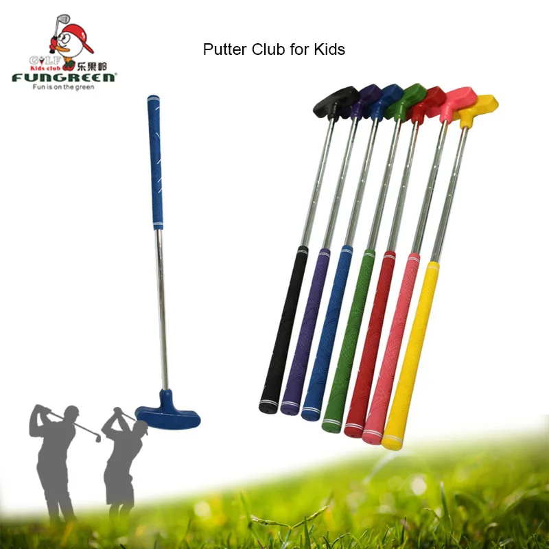 Kids Golf Putter Club Colorful Rubber Head Double Side Putter Club for
