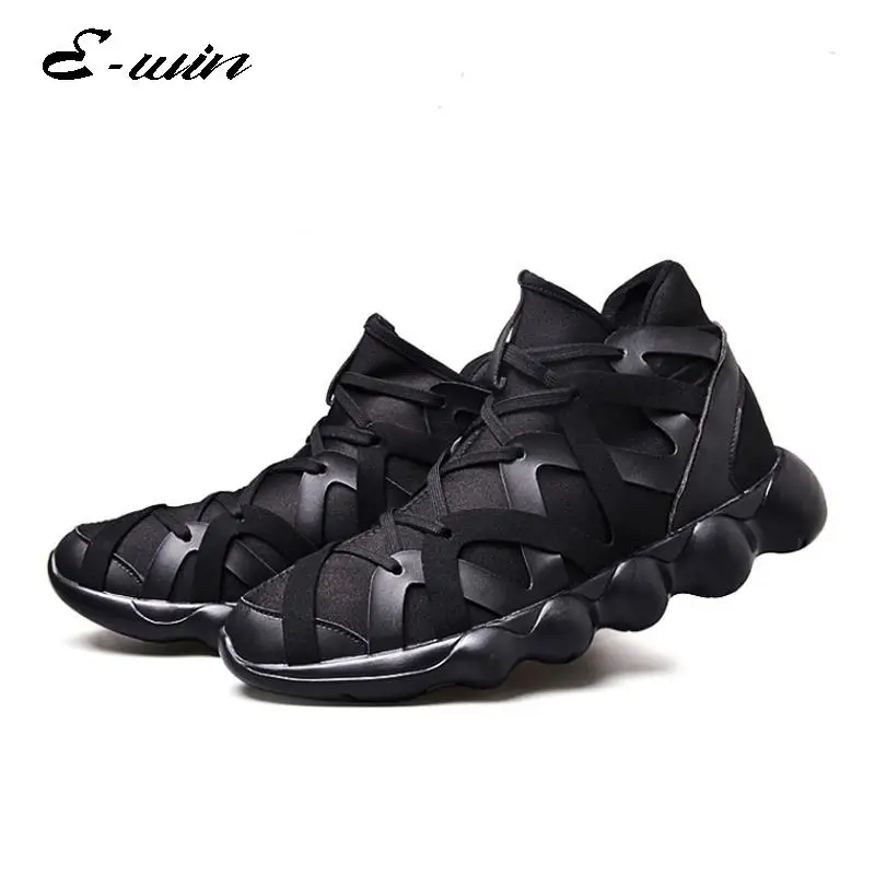 New Brand Design Men Casual Shoes Fashion Sneakers Lace Up Leisure Shoes Gray Shoes Men Plus Size 39 - 44