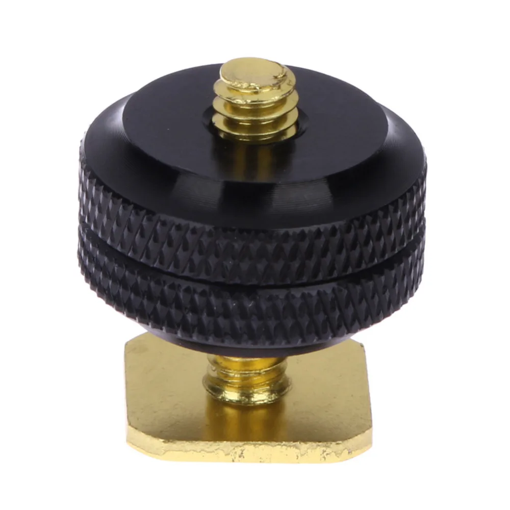 

New Mini 1Pcs Tripod Screw Mount Adapter 1/4" Monopod Accessory to Flash Hot Shoe Adapter