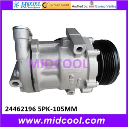 

HIGH QUALITY AUTO AC COMPRESSOR 6V12 FOR OPEL 24462196 5PK-105MM