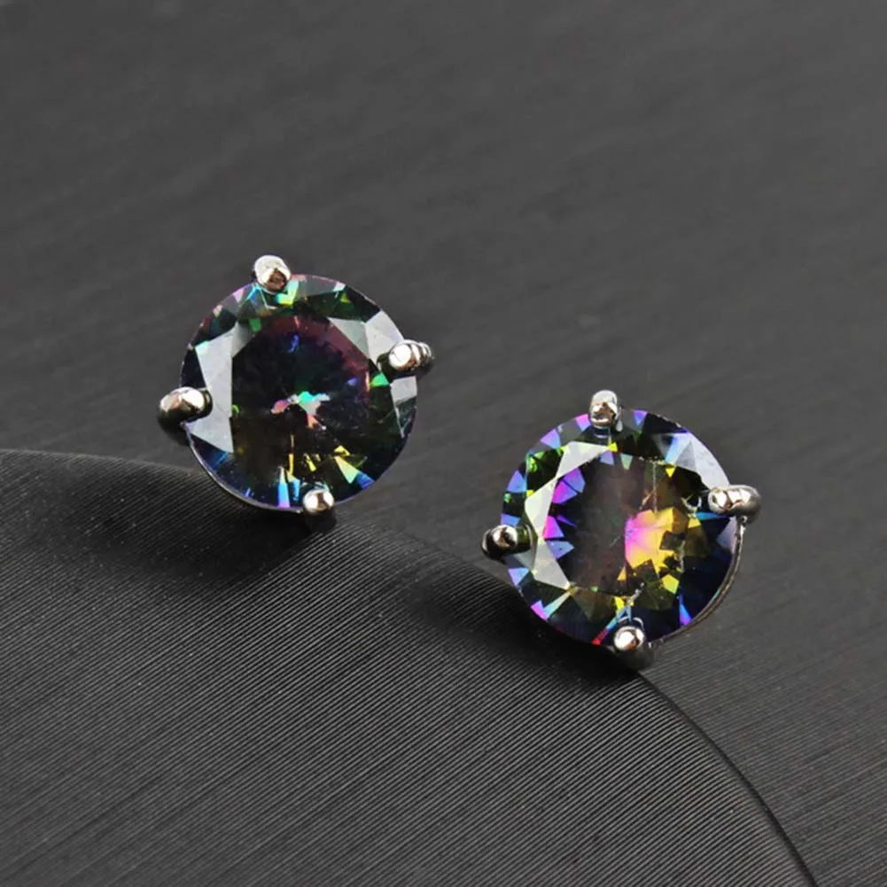 

New Design Multicolor Stud Earrings Crystal Stud Earrings For Women Fashion Jewelry