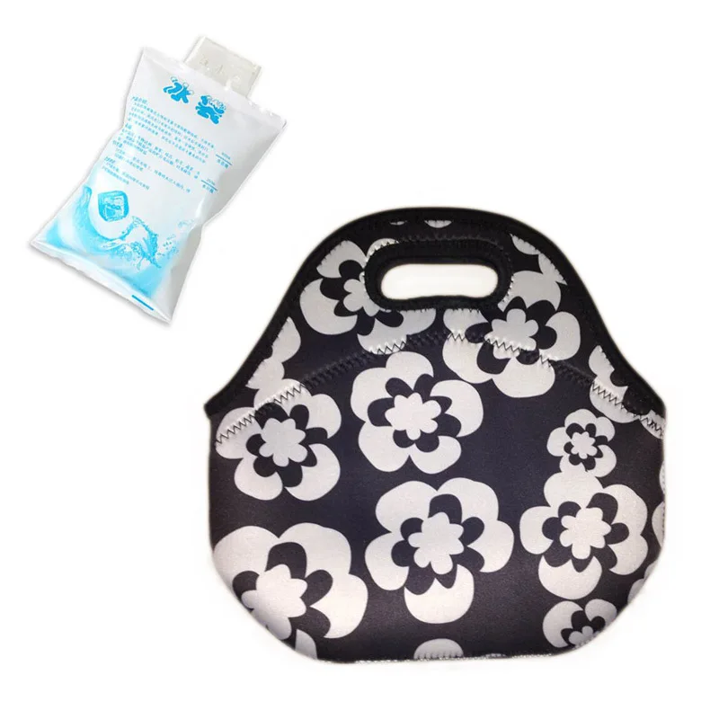 

neoprene tote lunch bag&ice pack(400ml) bolsa termica com marmita lunch box for kids thermo thermal bag lunch bolsas termicas