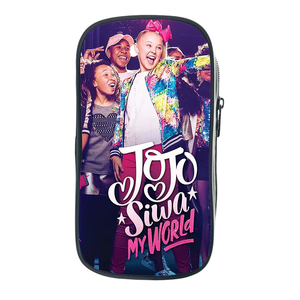 Милый пенал Jojo Siwa для детей мальчиков девочек студентов сумки модные новые