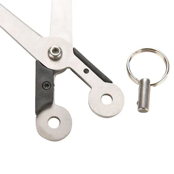 

Outdoor Mini Practical EDC Stainless Steel Scissors Convience Key Chain Pocket Tools