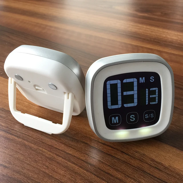 Time Counter Touch Screen Digitale Timer Useful Kitchen Buzzer Time Counter Touch Screen Digitale Timer Useful Kitchen Buzzer Alarm Stopwatch Digital Lcd Display For