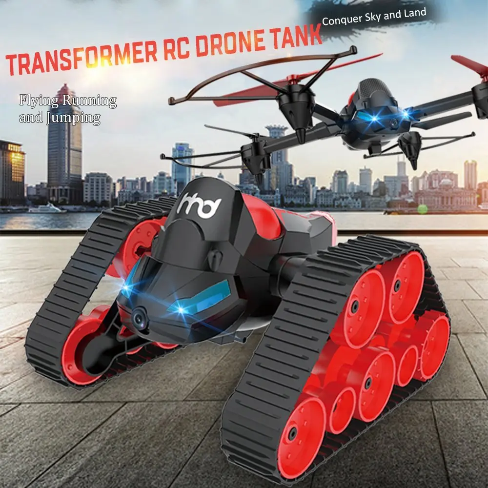 Tanque de Salto 6-axis com Wifi Eboyu Faça Você Mesmo rc Drone 2.4g Fpv 0.3mp Câmera Transformador Quadcopter Stunter h3 20 High Quality Brinquedos e hobbies