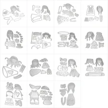 

Carbon Steel Cut Baby Girl DIY Cutting Dies 2018 Stencil Scrapbooking Embossing Craft Paper Card DIY Decorative Cards Tool