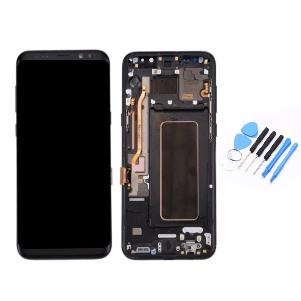 

LCD Display Touch Screen Digitizer & Frame Replacement Parts Professional Universal Assembly for Samsung S8+ Phones Dropshipping