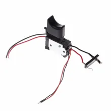 Electric Drill Dustproof Speed Control Push Button Trigger Switch DC 7.2-24V Switches high quality electric drill dustproof speed control push button trigger switch dc 7 2 24v new