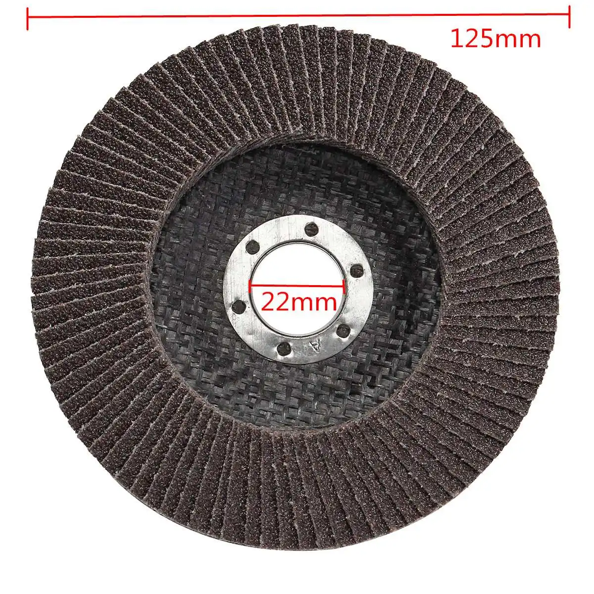 10Pcs 5" 125mm 40 60 80 120 Grit Angle Grinder Flap Sanding Disc Grinding Wheels Silicon Carbide Polishing Grinding Copper