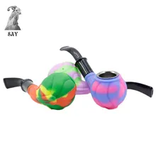 SY/Новинка Портативный силиконовые курительная трубка многоцветный табак курительного трубка-кальян для кальяна для сигарет сигарная трубка аксессуары для курения