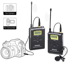 SaramonicWireless Microphone System, UHF 15 Channel Omnidirectional mic for DSLR Camera, Camcorder ,Interviews, ENG SaramonicWireless Microphone System, UHF 15 Channel Omnidirectional mic for DSLR Camera, Camcorder ,Interviews, ENG
