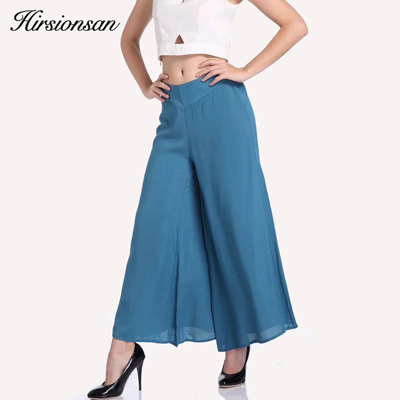Pants Women 2017 Summer Spring Elastic Waist Solid Loose