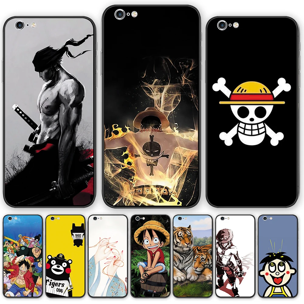 

Anime One Piece Cover Silicone TPU Phone Case For iphone 6 6s Cartoon mascot Animals soft back Phone Cases For iphone 6 6s