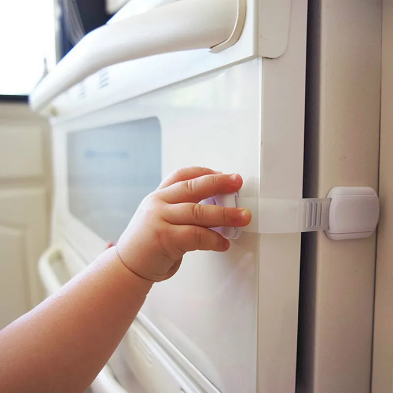 12 шт. замки для безопасности ребенка ребенок доказательство ящики шкафа Приспособления унитаза холодильник 3 м клей с регулируемым