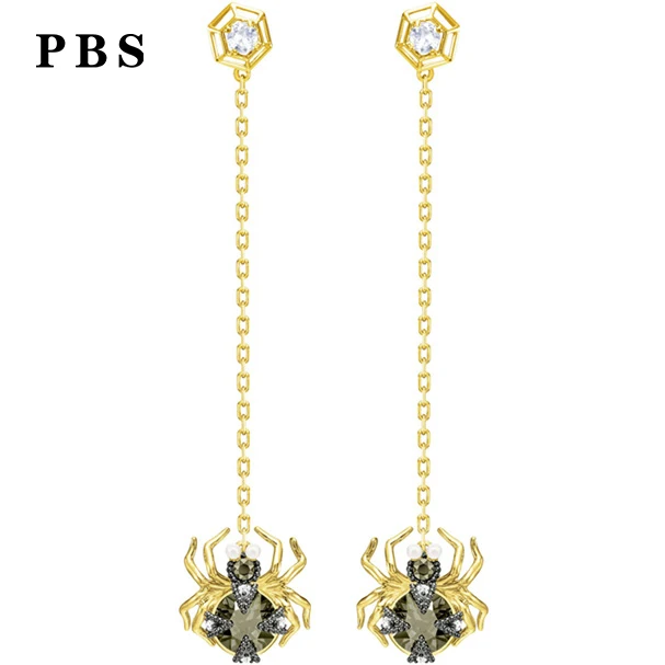 

PBS Original Copy High Quality 1:1 Exquisite Spider Ear Nails Plated With Gold Logo Free Of Charge By Manufacturers Wholesale