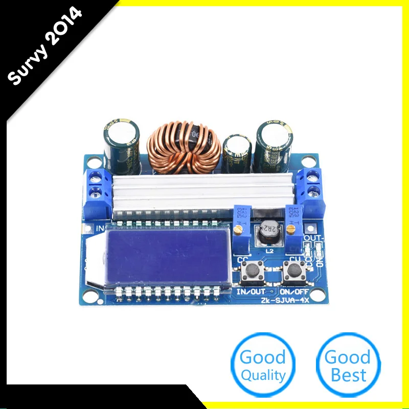 

DC 5.5-30V to 0.5-30V Buck-Boost Converter Module Adjustable Buck Boost Board With LCD Display power supply module