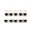 10Pcs/set RJ45 Network Ethernet 8P 8C Female Socket Connectors 8Pin PCB Mount RJ45 8P8C Single Network Port ► Photo 2/6