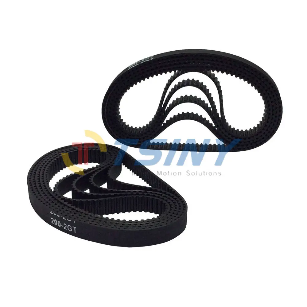 HTD GT2 Timing Belt 200 2GT 6 Synchronous Belt Length 200mm Width 6mm
