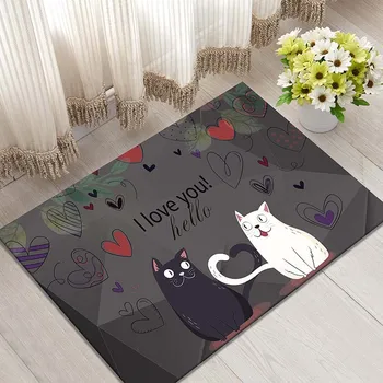 

Creative Cartoon Cute Animal Art Carpet For Living Room Bedroom Anti-slip Floor Mat Fashion Kitchen Carpet Area Rugs