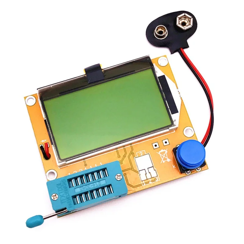 ЖК-цифровое измерительное устройство для проведения испытаний транзистора подсветка диода триода измеритель емкости