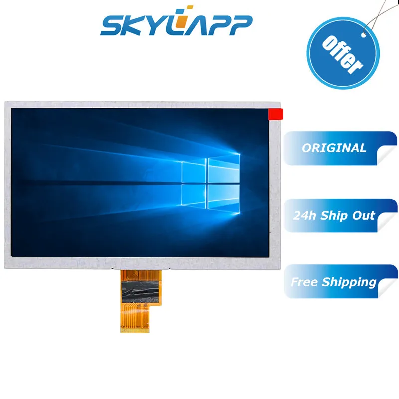 Оригинальный 7 "дюймов 40 контактов ЖК-экран для Digma iDnD7 3g idnd 7 планшет TFT ЖК-дисплей экран Замена панели Запчасти Бесплатная доставка
