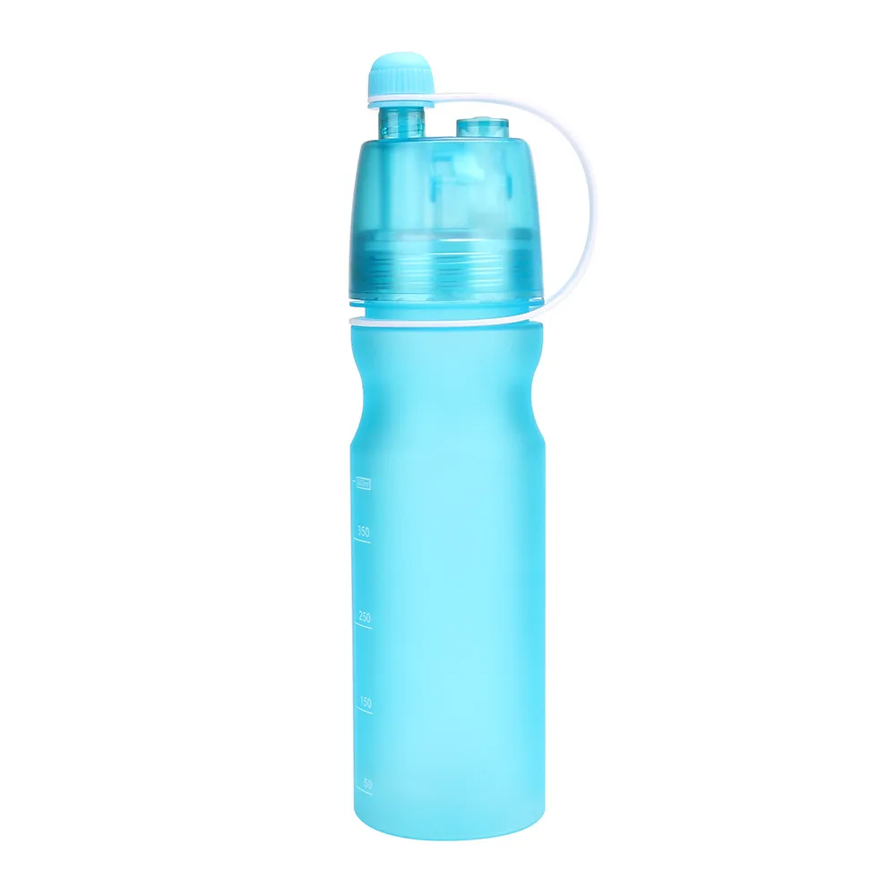 Saintgace спортивный спрей Бутылки для воды Велоспорт распылитель бутылки для воды для прогулок переносная Герметичная Бутылка дропшиппинг - Цвет: Синий