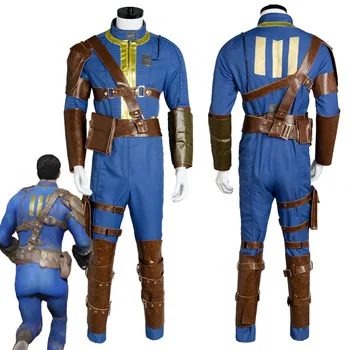 

Fallout 4 FO Nate Cosplay Costume Vault #111 Outfit Jumpsuit Uniform Sole Survivor Halloween Party Costumes For Adult Men Women