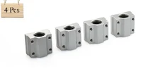 4pc/lot SCS8UU 8mm Linear Motion Ball Bearing Slide Block Bushing Linear Shaft for Reprap Prusa i3 DIY 3D Printer CNC Part