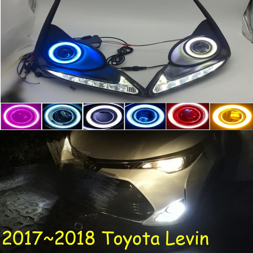 Светодиодный 2017 ~ 2019 Левин Дневной светильник туман фара Levin vios corolla camry Hiace &quot lundra