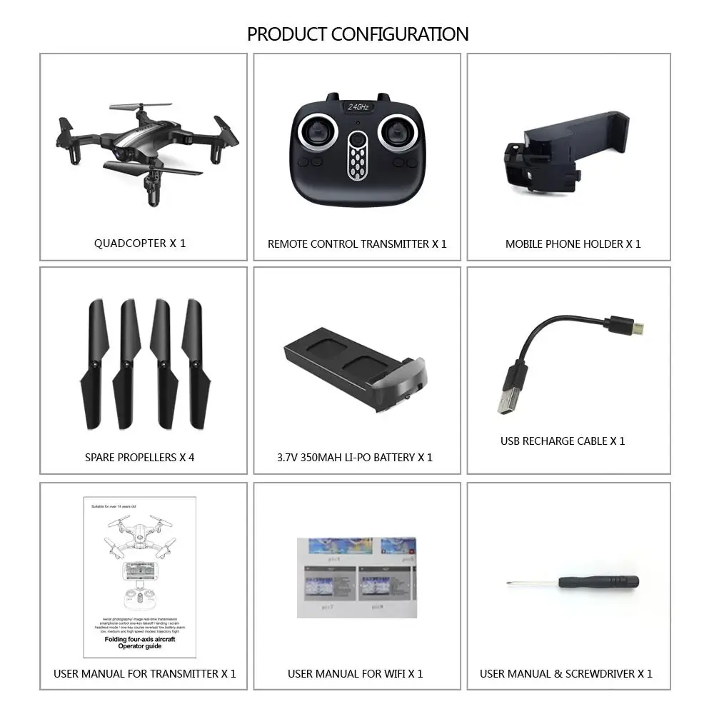 FQ777 FQ31W 0.3MP Camera Drone Wifi FPV Foldable Drone Altitude Hold G-sensor Pocket RC Quadcopter Mini Selfie RC Drone (11)