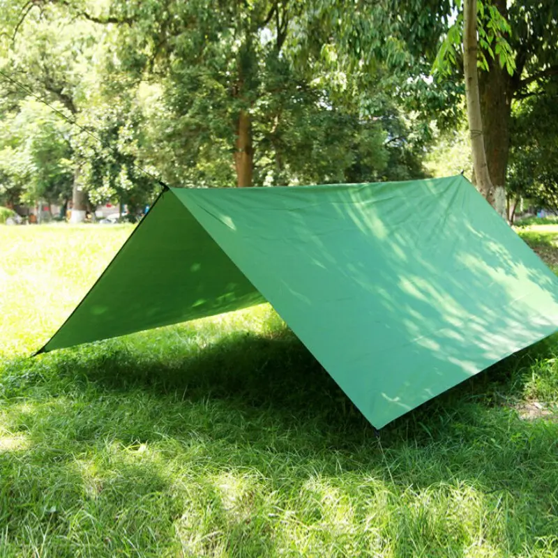 Хорошо! М 3x3 м портативный УФ-Защита от солнца Shelter водостойкая палатка тенты Сад Кемпинг Защита от солнца тенты открытый лагерный гамак
