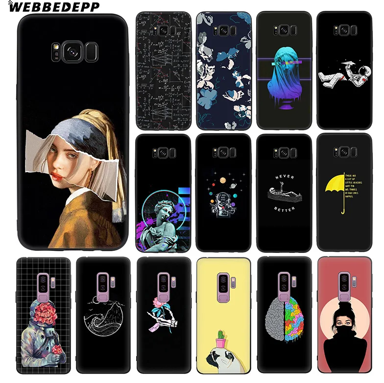 Простой мягкий силиконовый чехол WEBBEDEPP для Samsung Galaxy S10 S10e S9 S8 Plus S7 S6 Edge &amp J6 |