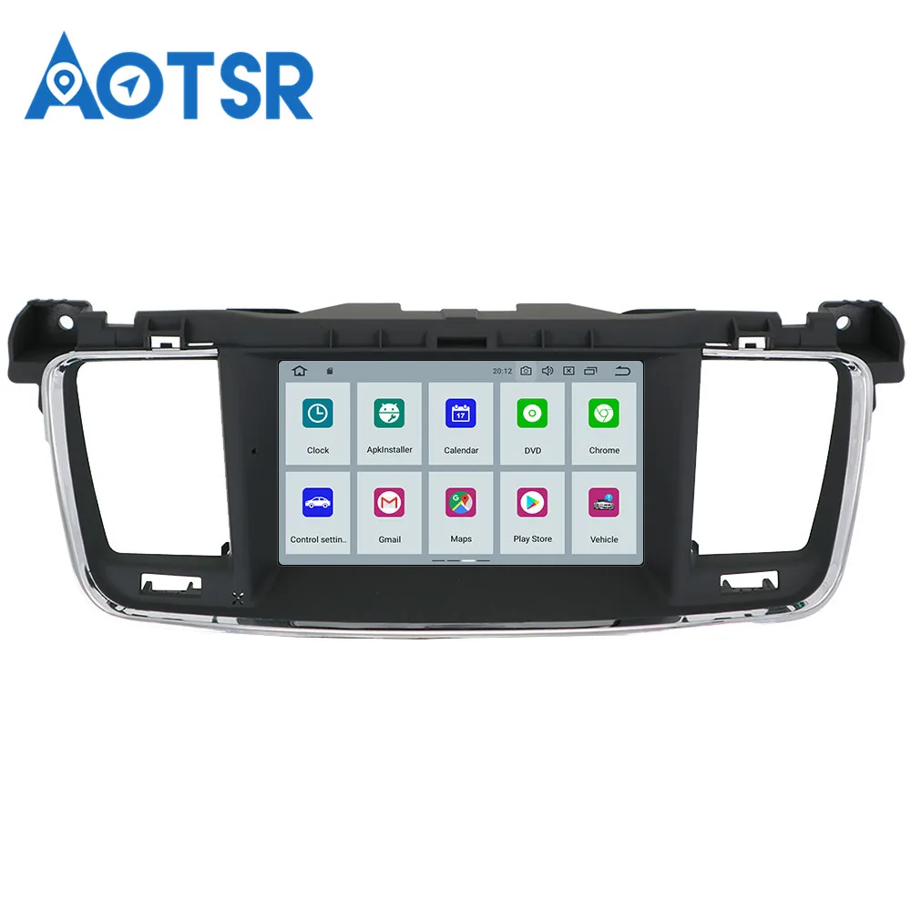 Автомобильный DVD плеер Android 9 0 4 + 32 ГБ gps навигация радио стерео для PEUGEOT 508 2011 2012 2013