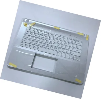 

New US white keyboard for Sony SVF14218SC SVF1421AYC SVF1421BPX SVF1421BSG SVF1421BYC Palmrest no touchpad no backlit