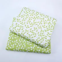 50x40 см Прямая поставка зеленый цвет хлопок комплект ткань для пэчворка пошив швейной ткани для куклы одежда сумки платье материал