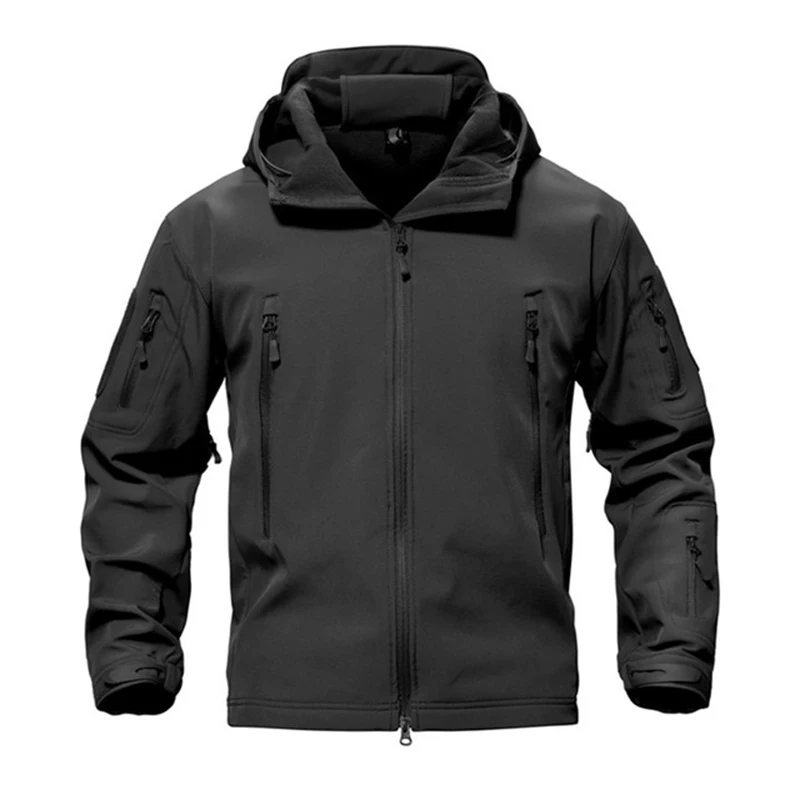 Уличная камуфляжная куртка для кемпинга, пальто, военная тактическая куртка, зимняя водонепроницаемая мягкая оболочка, куртки, ветровка, одежда для охоты