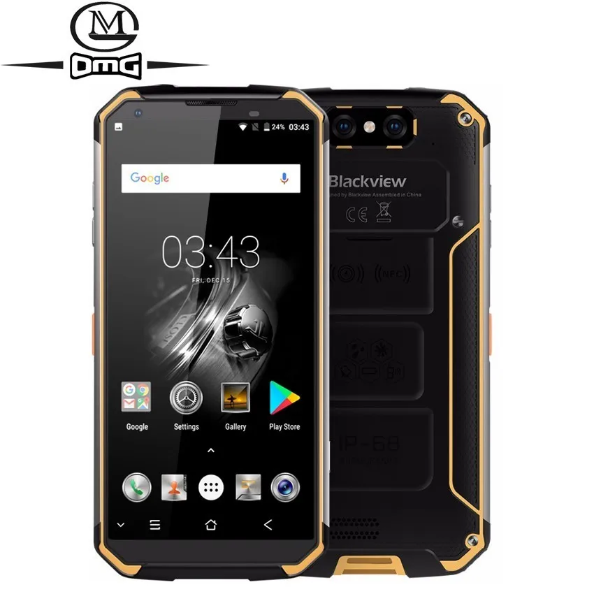 Blackview BV9500 IP68 водонепроницаемый ударопрочный 4G смартфон 10000 мАч Android 8,1 4 Гб+ 64 Гб Восьмиядерный 5," 13,0 МП мобильный телефон