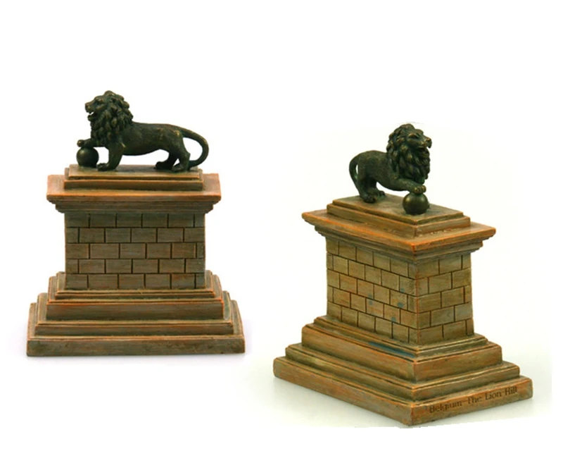 

Hot Sale Belgium Lion Creative Resin Crafts World Famous Landmark Model Tourism Souvenir Gifts Collection Home Decortion