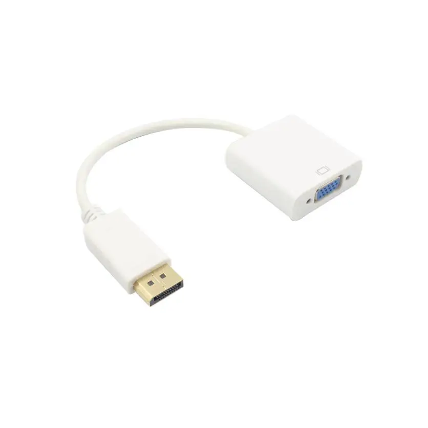 Цифровые кабели HIPERDEAL аудио и видеокабель DP в VGA переходник мама кабель