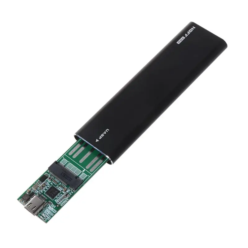 USB-C M.2 NGFF жесткий диск Корпус B Ключ SATA считыватель SSD к USB 3,0 адаптер алюминиевый Портативный