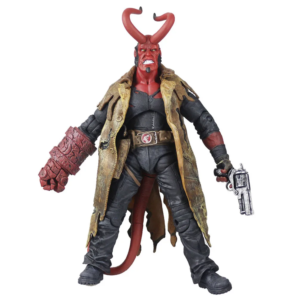MEZCO Hellboy с портсигар вариант Samaritan ПВХ 3 вида стилей фигурку Коллекционная модель