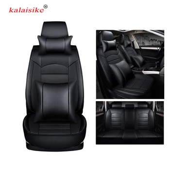 

kalaisike leather universal car seat covers for Volkswagen all models VW polo golf passat touareg touran Variant magotan JETTA
