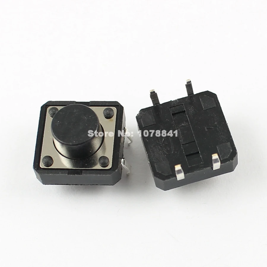 500pcs Momentary Tactile Tact Push Button Switch 4 Pin DIP 12x12x7mm High 7mm4 button switch