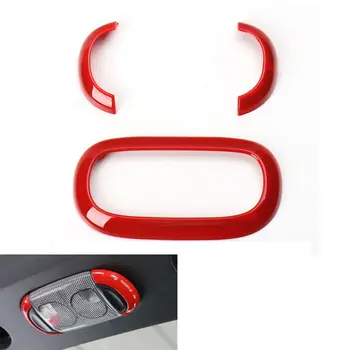 

3pcs ABS Inner Roof Top Doom Reading Light lamp Cover Trim Frame Deocration for Jeep Wrangler 2011-2016 4doors