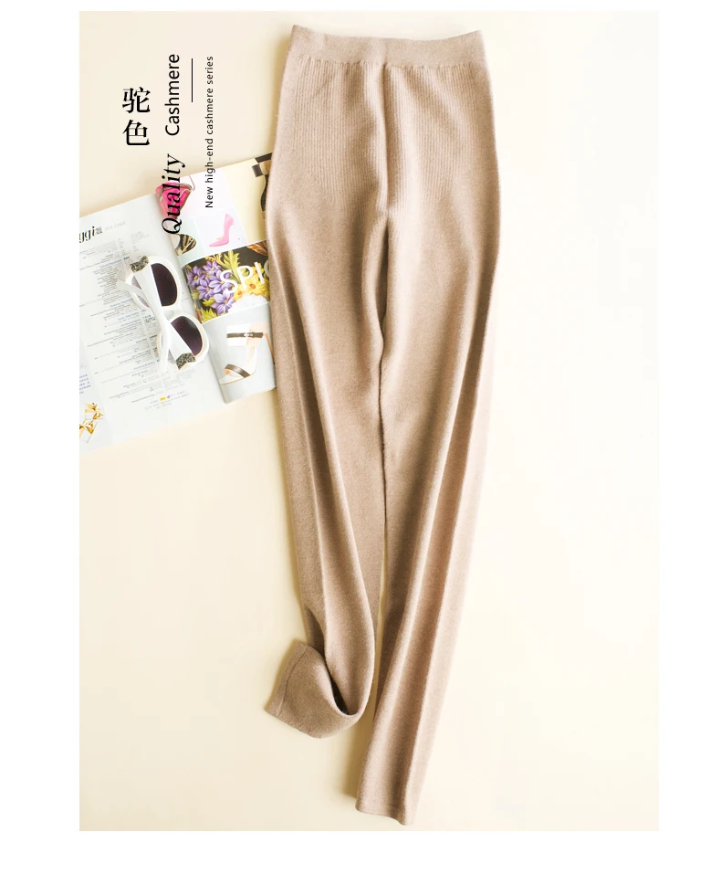 HOT SALE Women Pants Cashmere Knitted Trousers Female Winter Woolen Ladies Warm Standard Girls leggings Free Shipping fishnet leggings