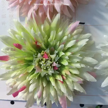 

Free Shipping Sale 50 pcs /green Flower 12 cm Artificial flower Silk Rose Heads Wedding Christmas Party,DIY jewelry decoration